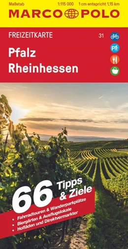 Abbildung von MARCO POLO Freizeitkarte 31 Pfalz, Rheinhessen 1:115.000 | 2. Auflage | 2023 | beck-shop.de