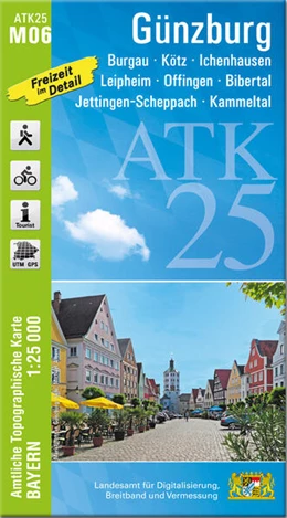 Abbildung von Landesamt für Digitalisierung | Günzburg (Amtliche Topographische Karte 1:25000) | 1. Auflage | 2023 | beck-shop.de