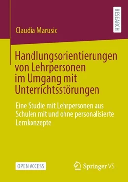 Abbildung von Marusic | Handlungsorientierungen von Lehrpersonen im Umgang mit Unterrichtsstörungen | 1. Auflage | 2023 | beck-shop.de