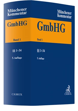 Abbildung von Münchener Kommentar zum Gesetz betreffend die Gesellschaften mit beschränkter Haftung (GmbHG), Band 1: §§ 1-34 | 5. Auflage | 2025 | beck-shop.de