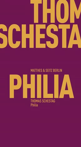 Abbildung von Schestag | Philía | 1. Auflage | 2024 | beck-shop.de