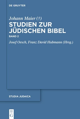 Abbildung von Maier / Hubmann | Studien zur jüdischen Bibel 02 | 1. Auflage | 2025 | beck-shop.de