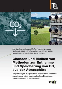 Abbildung von Cames / Mader | Chancen und Risiken von Methoden zur Entnahme und Speicherung von CO2 aus der Atmosphäre | 1. Auflage | 2023 | 80 | beck-shop.de