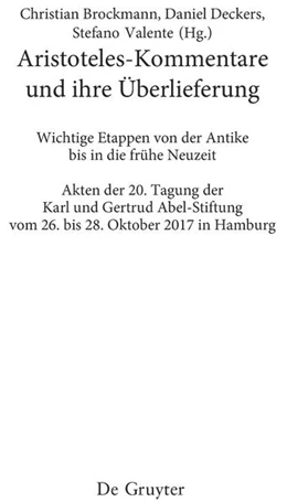 Abbildung von Brockmann / Deckers | Aristoteles-Kommentare und ihre Überlieferung | 1. Auflage | 2023 | 44 | beck-shop.de