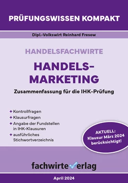 Abbildung von Fresow | Handelsfachwirte: Handelsmarketing | 9. Auflage | 2024 | beck-shop.de