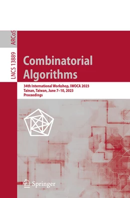 Abbildung von Hsieh / Hung | Combinatorial Algorithms | 1. Auflage | 2023 | beck-shop.de
