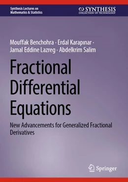Abbildung von Benchohra / Karapinar | Fractional Differential Equations | 1. Auflage | 2023 | beck-shop.de