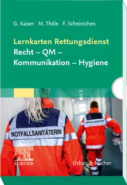 Abbildung von Kaiser / Thöle | Lernkarten Rettungsdienst • Recht – QM – Kommunikation – Hygiene | 1. Auflage | 2023 | beck-shop.de