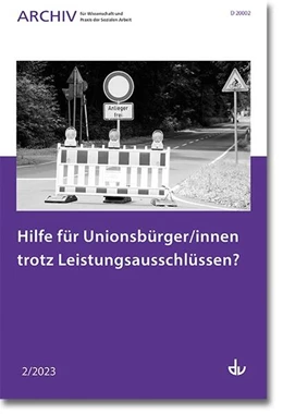 Abbildung von Deutscher Verein für öffentliche und private Fürsorge e.V. | Hilfe für Unionsbürger/innen trotz Leistungsausschlüssen? | 1. Auflage | 2023 | beck-shop.de