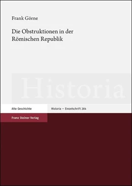 Abbildung von Görne | Die Obstruktionen in der Römischen Republik | 1. Auflage | 2020 | beck-shop.de