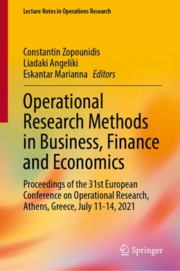 Abbildung von Zopounidis / Liadaki | Operational Research Methods in Business, Finance and Economics | 1. Auflage | 2023 | beck-shop.de