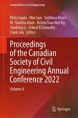 Abbildung von Gupta / Sun | Proceedings of the Canadian Society of Civil Engineering Annual Conference 2022 | 1. Auflage | 2024 | beck-shop.de