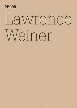 Abbildung von Weiner | Lawrence Weiner | 1. Auflage | 2023 | beck-shop.de