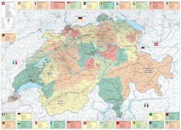Abbildung von Schweiz Büro- + Organisationskarte Poster 1:275000 | 1. Auflage | 2023 | beck-shop.de
