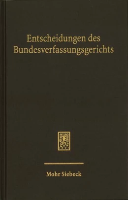 Abbildung von Bundesverfassungsgerichts | Entscheidungen des Bundesverfassungsgerichts (BVerfGE) | 1. Auflage | 2023 | 162 | beck-shop.de