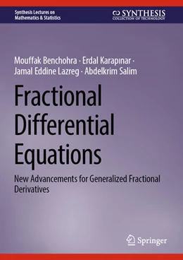 Abbildung von Benchohra / Karapinar | Fractional Differential Equations | 1. Auflage | 2023 | beck-shop.de
