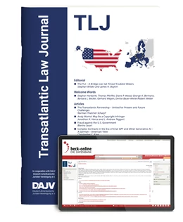 Abbildung von TLJ • Transatlantic Law Journal | 1. Auflage | 2025 | beck-shop.de