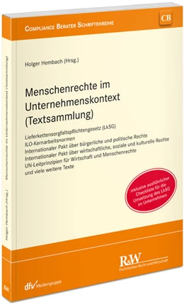 Abbildung von Hembach | Menschenrechte im Unternehmenskontext (Textsammlung) | 1. Auflage | 2023 | beck-shop.de