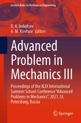 Abbildung von Indeitsev / Krivtsov | Advanced Problem in Mechanics III | 1. Auflage | 2023 | beck-shop.de