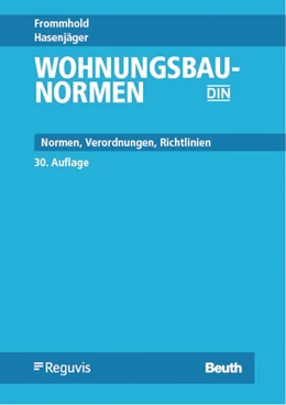 Abbildung von Frommhold / Hasenjäger | Wohnungsbau-Normen | 30. Auflage | 2023 | beck-shop.de