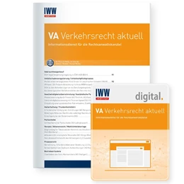 Abbildung von Informationsdienst • VA Verkehrsrecht aktuell | 24. Auflage | 2025 | beck-shop.de