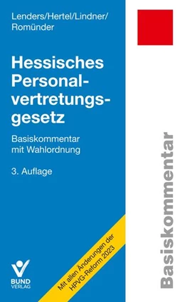 Abbildung von Lenders / Hertel | Hessisches Personalvertretungsgesetz | 3. Auflage | 2024 | beck-shop.de