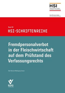 Abbildung von Deinert / Cremer | Fremdpersonalverbot in der Fleischwirtschaft auf dem Prüfstand des Verfassungsrechts | 1. Auflage | 2023 | beck-shop.de