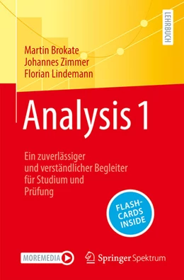 Abbildung von Brokate / Zimmer | Analysis 1 | 1. Auflage | 2023 | beck-shop.de