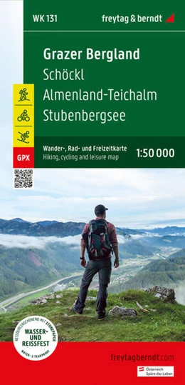 Abbildung von Freytag & Berndt | Grazer Bergland, Wander-, Rad- und Freizeitkarte 1:50.000, freytag & berndt, WK 131 | 1. Auflage | 2023 | beck-shop.de