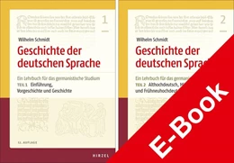 Abbildung von Berner / Wolf | Geschichte der deutschen Sprache. Teil 1 und 2 | 12. Auflage | 2020 | beck-shop.de