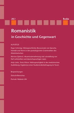 Abbildung von Klump / Kramer | Romanistik in Geschichte und Gegenwart Jahrgang 28 Heft 1 | 1. Auflage | 2023 | beck-shop.de