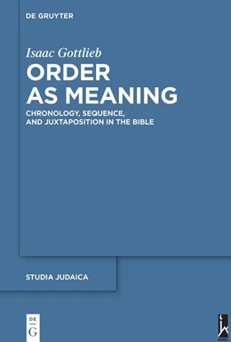 Abbildung von Gottlieb | Order as Meaning | 1. Auflage | 2023 | 109 | beck-shop.de