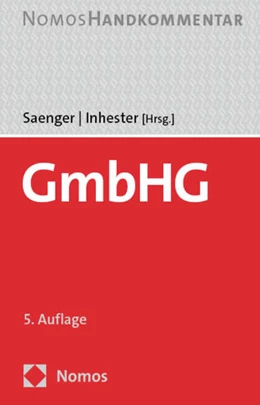 Abbildung von Saenger / Inhester (Hrsg.) | GmbHG | 5. Auflage | 2024 | beck-shop.de