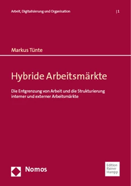 Abbildung von Tünte | Hybride Arbeitsmärkte | 1. Auflage | 2023 | 1 | beck-shop.de