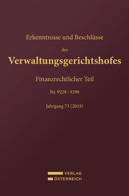 Abbildung von Fuchs | Erkenntnisse und Beschlüsse des Verwaltungsgerichtshofes | 1. Auflage | 2021 | beck-shop.de