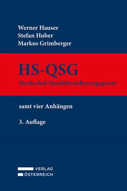 Abbildung von Hauser / Huber | HS-QSG Hochschul-Qualitätssicherungsgesetz | 1. Auflage | 2021 | beck-shop.de