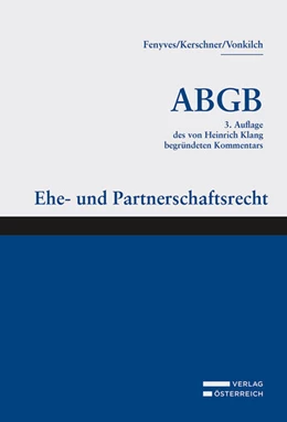 Abbildung von Fenyves / Kerschner | Großkommentar zum ABGB - Klang Kommentar | 3. Auflage | 2021 | 5 | beck-shop.de