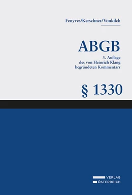 Abbildung von Fenyves / Kerschner | Großkommentar zum ABGB - Klang Kommentar | 3. Auflage | 2023 | beck-shop.de