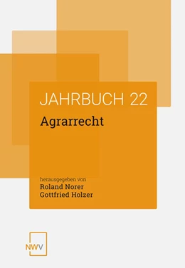 Abbildung von Norer / Holzer | Agrarrecht | 1. Auflage | 2022 | beck-shop.de