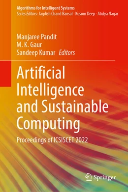 Abbildung von Pandit / Gaur | Artificial Intelligence and Sustainable Computing | 1. Auflage | 2023 | beck-shop.de