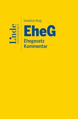 Abbildung von Barth / Schoditsch | EheG | Ehegesetz | 1. Auflage | 2023 | beck-shop.de