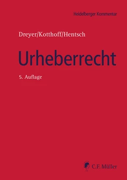 Abbildung von Dreyer / Kotthoff | Urheberrecht | 5. Auflage | 2025 | beck-shop.de