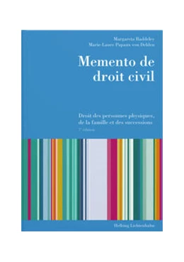 Abbildung von Baddeley / Papaux van Delden | Memento de droit civil | 7. Auflage | 2025 | beck-shop.de