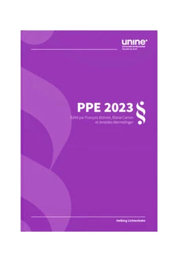 Abbildung von Bohnet / Carron | PPE 2023 | 1. Auflage | 2023 | beck-shop.de