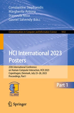 Abbildung von Stephanidis / Antona | HCI International 2023 Posters | 1. Auflage | 2023 | beck-shop.de