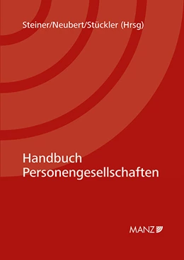 Abbildung von Steiner / Neubert | Handbuch Personengesellschaften | 1. Auflage | 2023 | beck-shop.de