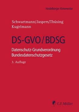 Abbildung von Schwartmann / Jaspers | DS-GVO/BDSG | 3. Auflage | 2024 | beck-shop.de