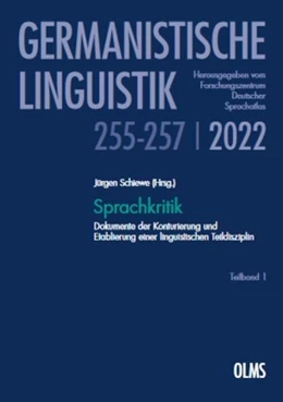 Abbildung von Schiewe | Sprachkritik | 1. Auflage | 2022 | beck-shop.de