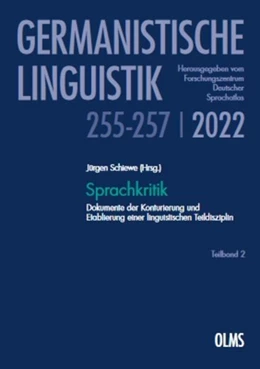 Abbildung von Schiewe | Sprachkritik | 1. Auflage | 2022 | beck-shop.de
