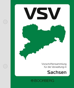 Abbildung von Vorschriftensammlung für die Verwaltung in Sachsen (VSV) | 1. Auflage | 2024 | beck-shop.de